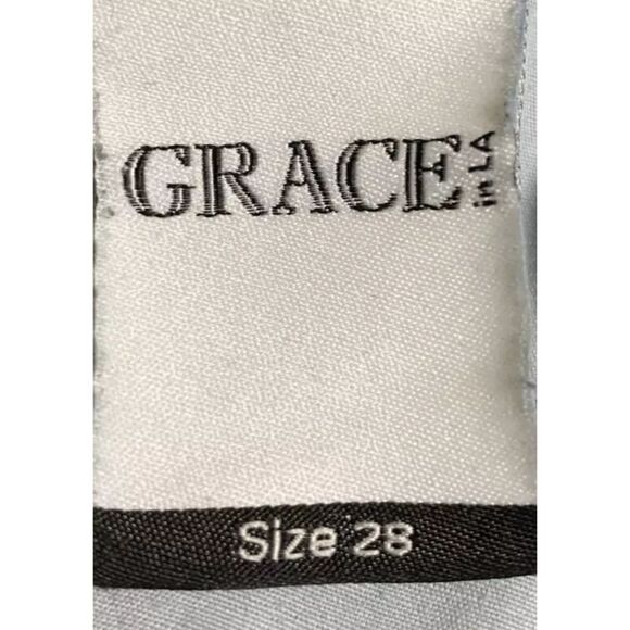 Grace In La Easy Fit Women's Jeans Mid Rise Size 28 (actual 30x28) - Picture 8 of 11